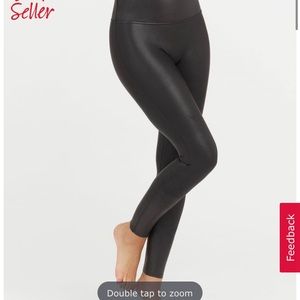Spanx faux leather leggings